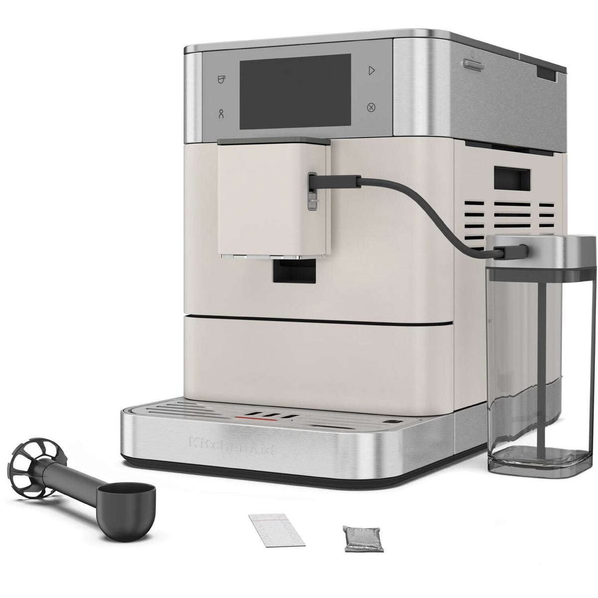 Fully Automatic Espresso Machine with Built-In Grinder and Auto Milk Frother — product view 7