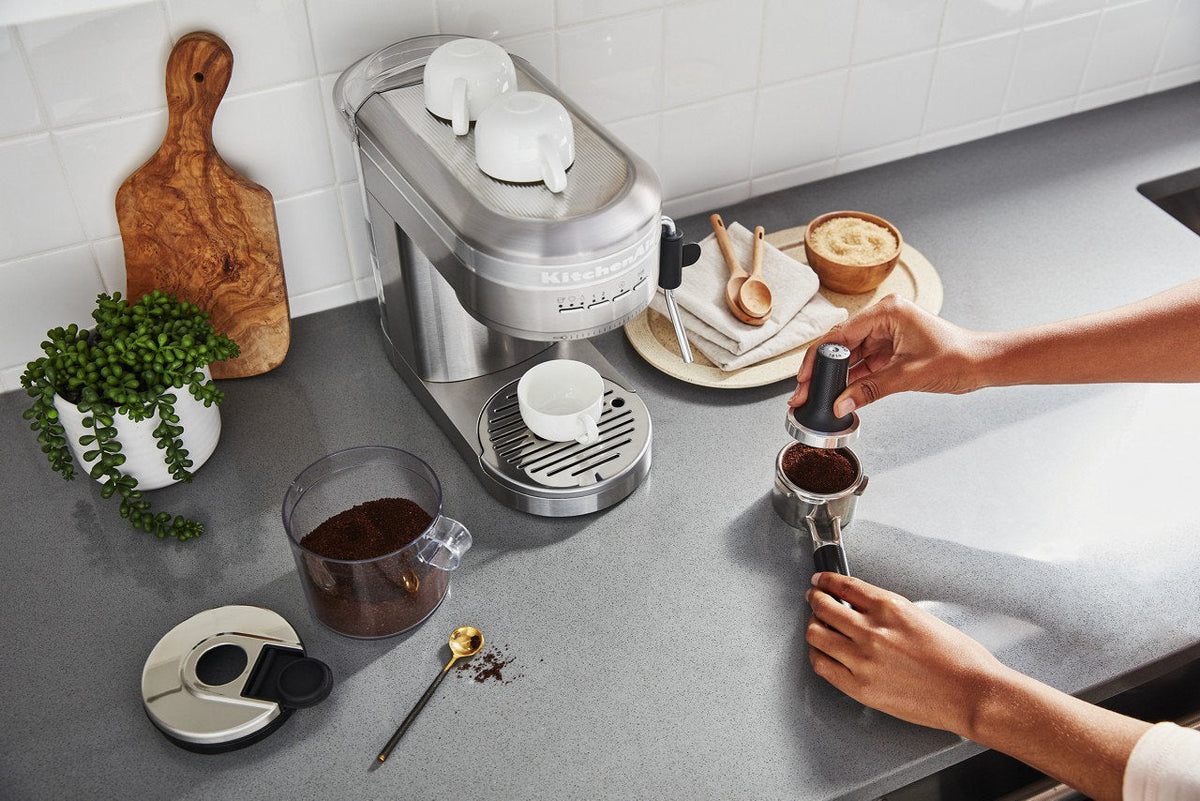 Metal Semi-Automatic Espresso Machine — product view 4