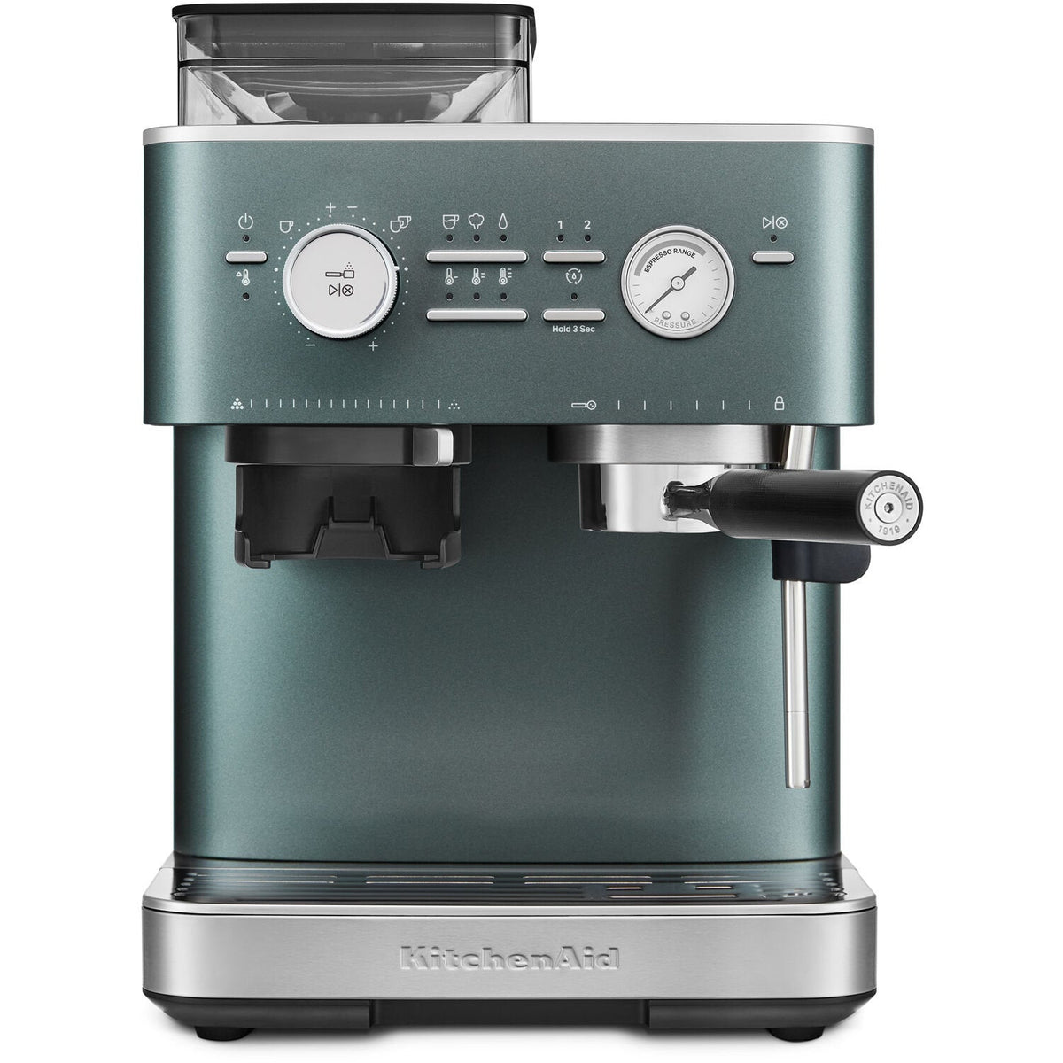 Semi-Automatic Espresso Machine with Burr Grinder — product view 1