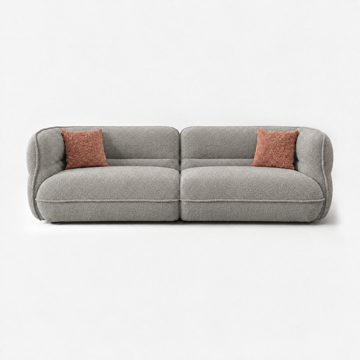 Lune Bouclé Modular Curved Sofa — product view 6