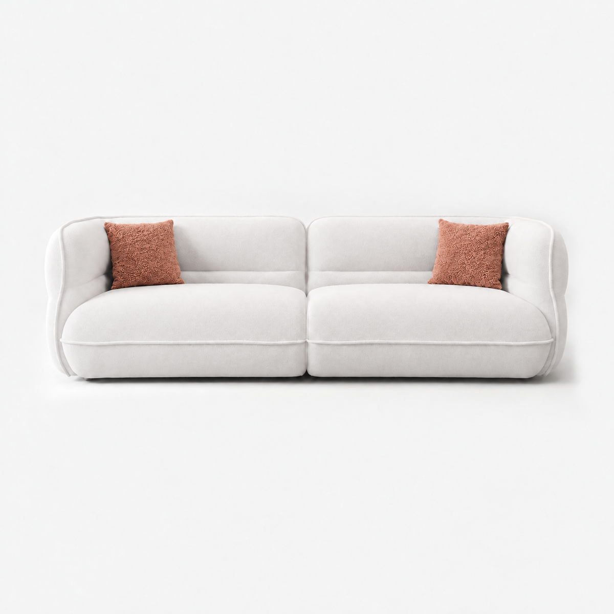 Lune Bouclé Modular Curved Sofa — product view 1