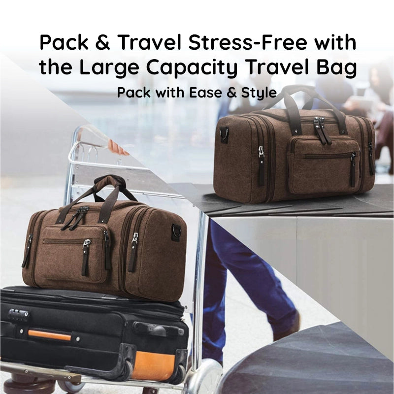 LoungeYard | Large Capacity Canvas Travel Bag — product view 6
