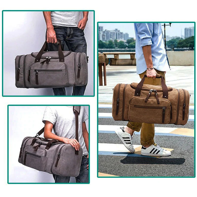 LoungeYard | Large Capacity Canvas Travel Bag — product view 5