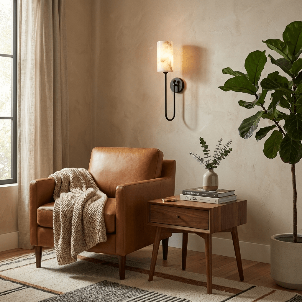 Lariat Alabaster Wall Sconce — product view 7