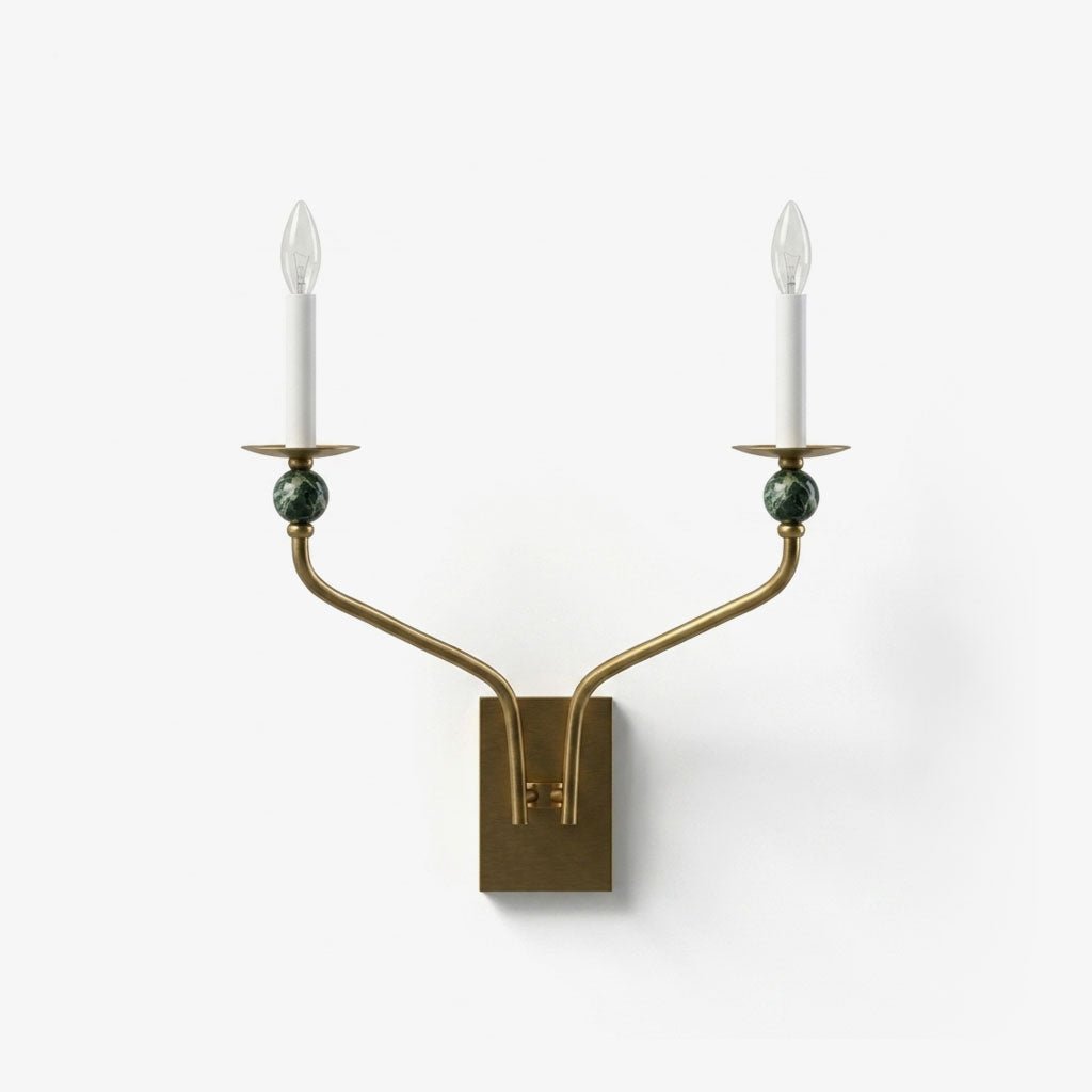 Laurel Branching Brass Sconce — product view 1
