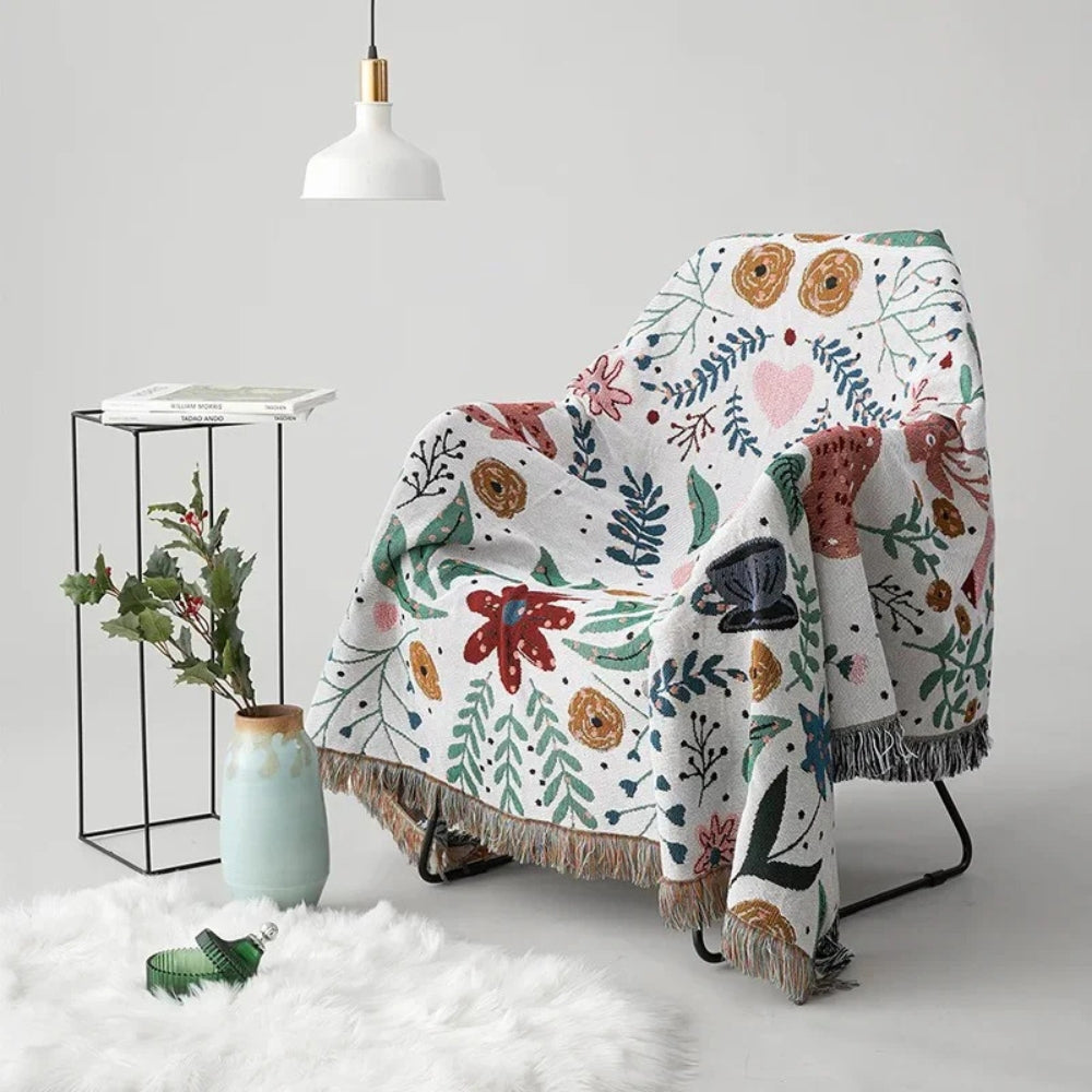 LoungeYard | Laurel Nature-Inspired Soft Blanket — product view 6