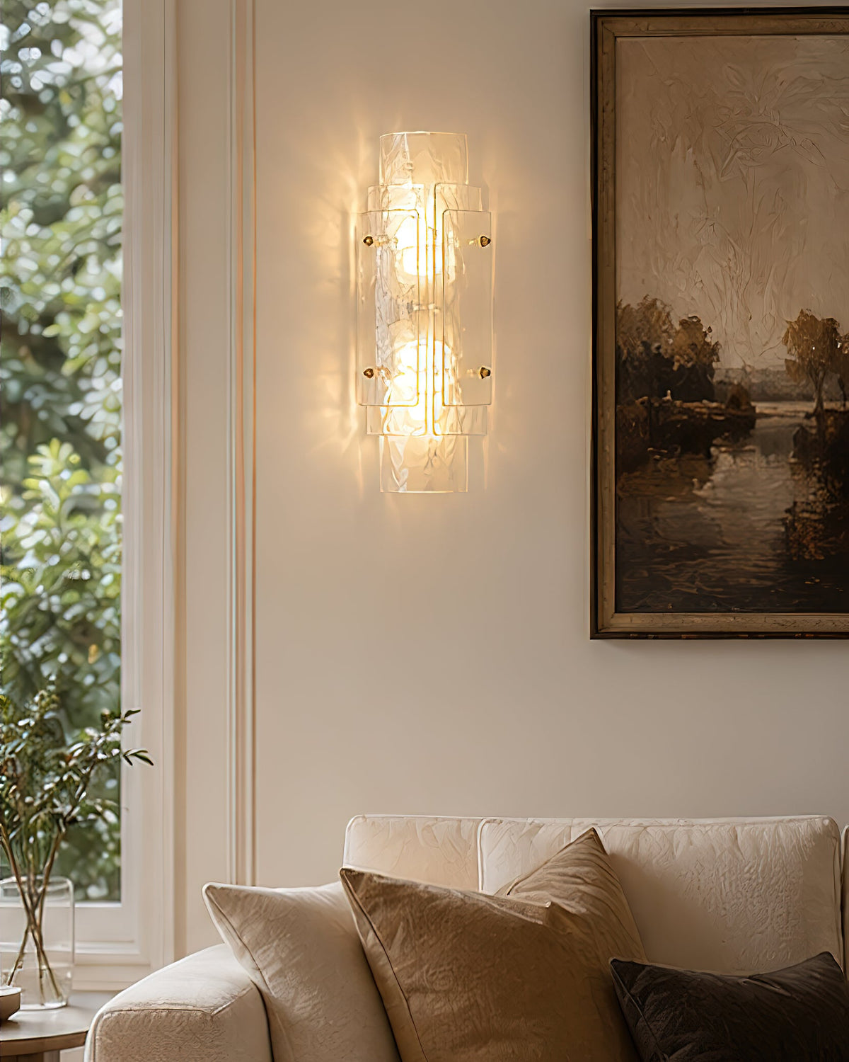Laurel Glass Wall Sconce — product view 4