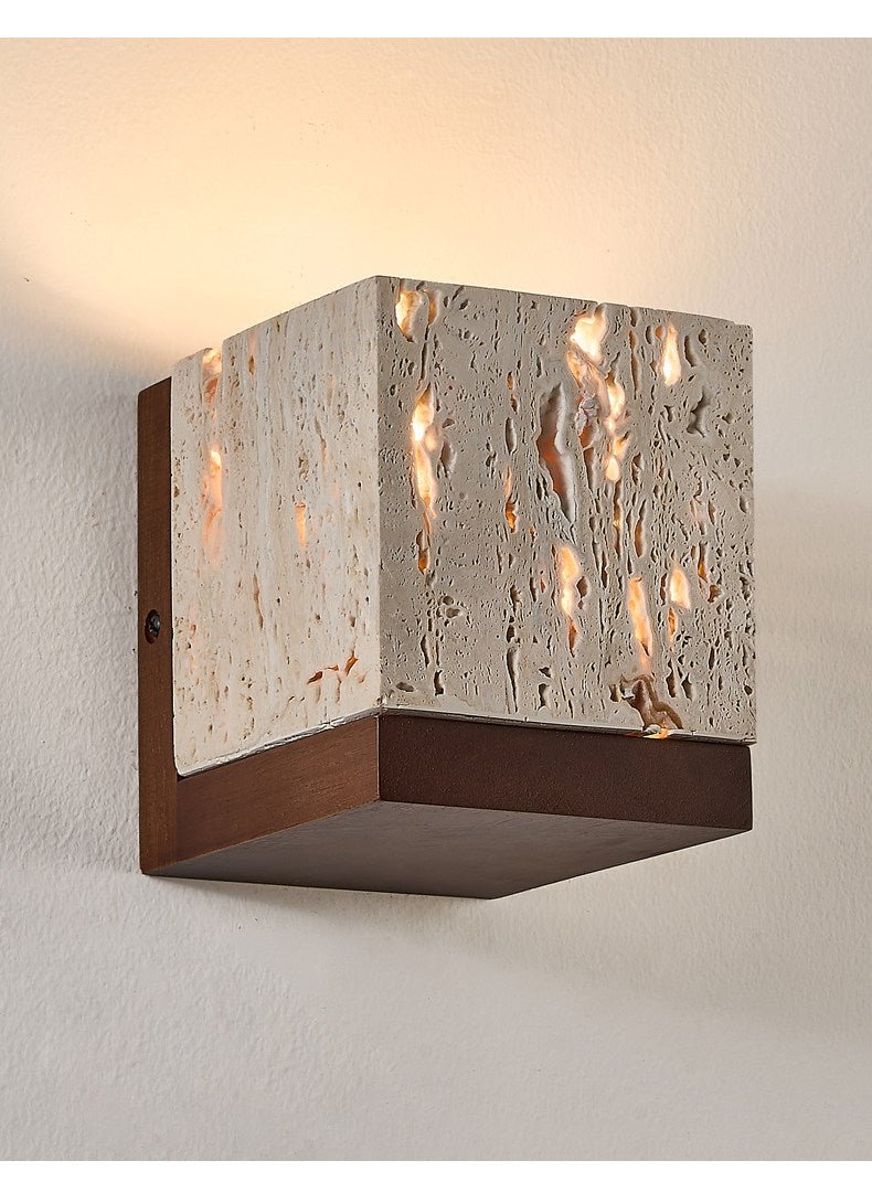 Lucent Travertine Wall Sconce — product view 5