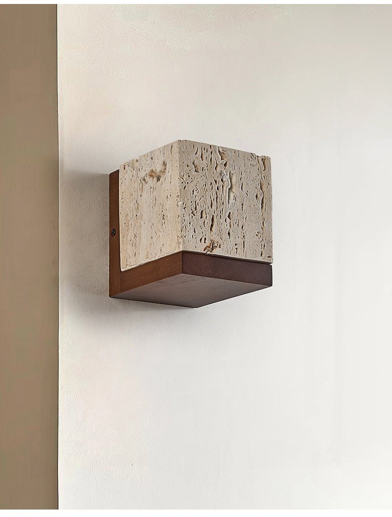 Lucent Travertine Wall Sconce — product view 6