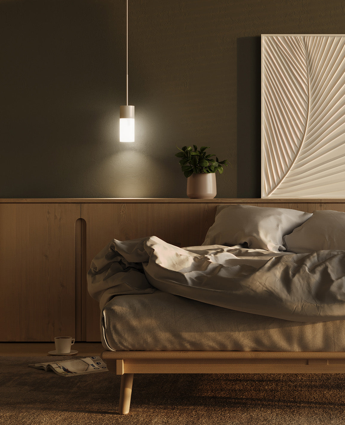 Cylinder Pendant Light — product view 2