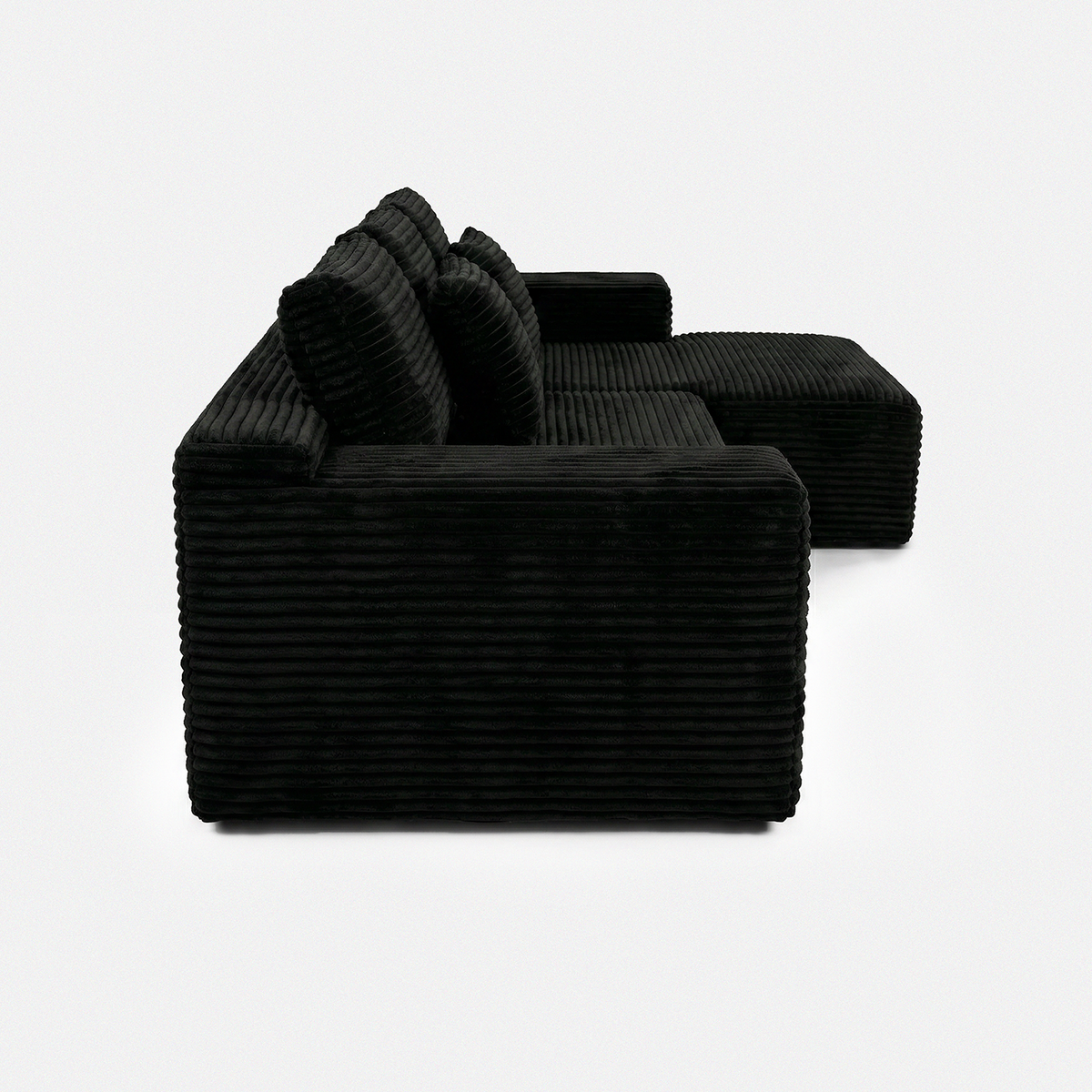 Lune Corduroy L-Shape Sectional Sofa — product view 6