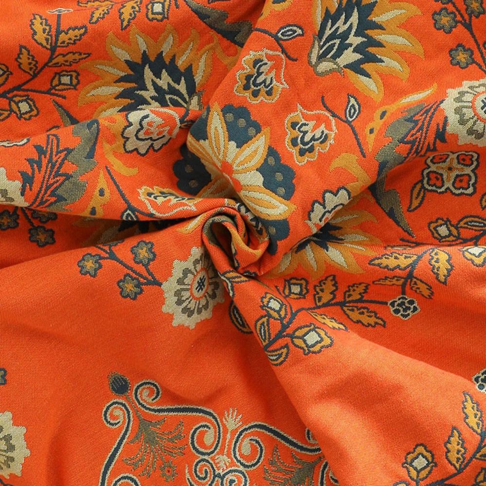LoungeYard | Reversible blanket in Marigold design for cozy warmth — product view 4