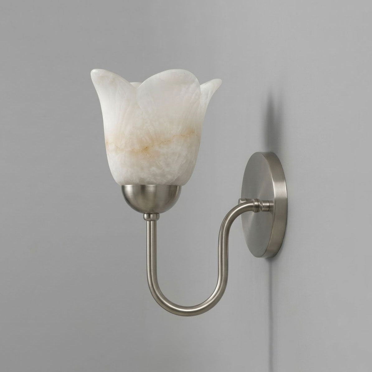 Magnolia Alabaster Wall Sconce — product view 3