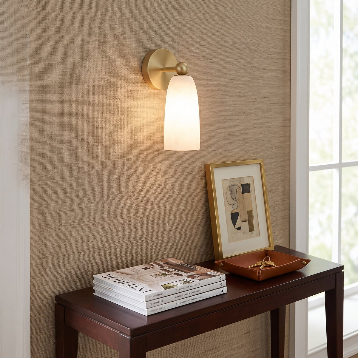 Manor Alabaster Wall Sconce — product view 6