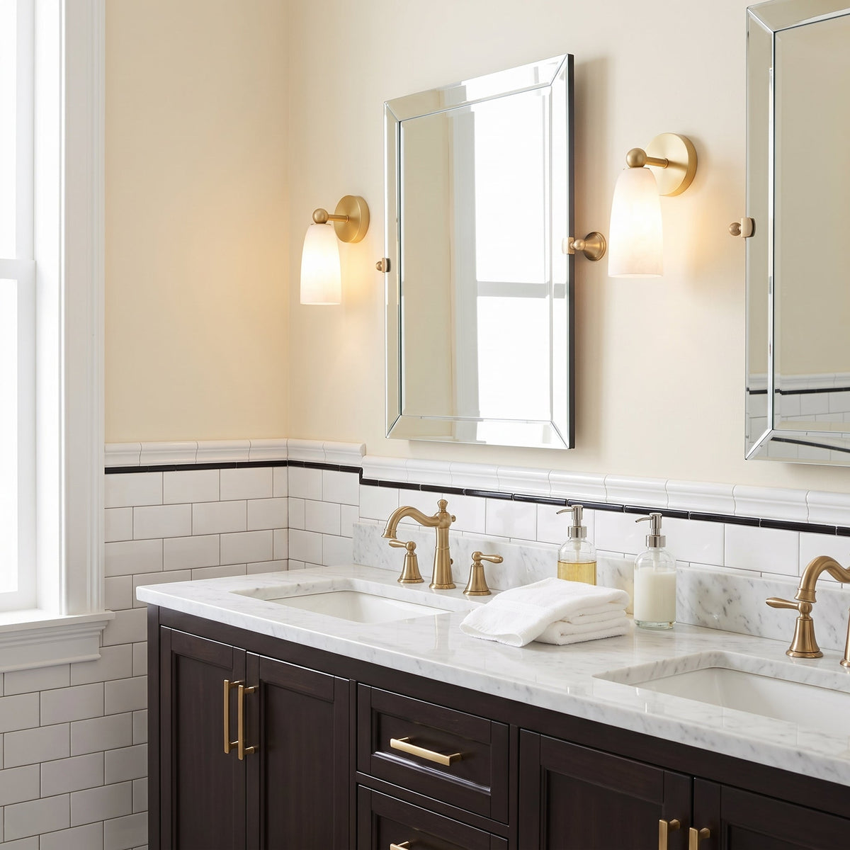 Manor Alabaster Wall Sconce — product view 4