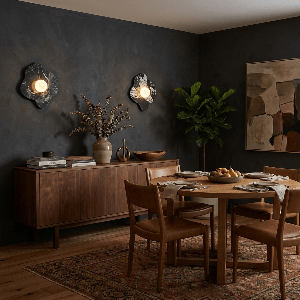 Mavelle Stone Petal Wall Sconce — product view 5