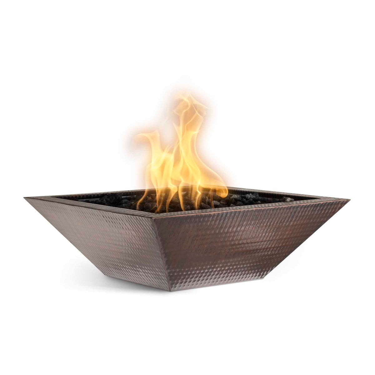 The Outdoor Plus - Maya Fire Bowl - Hammered Patina Copper