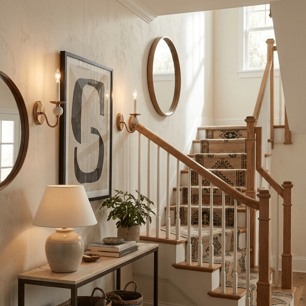Meander Brass Sconce — product view 2