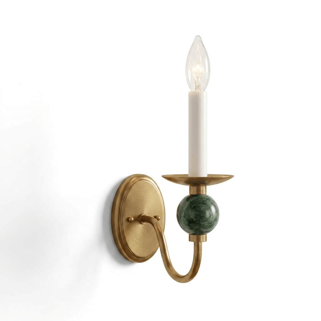 Meander Brass Sconce — product view 6