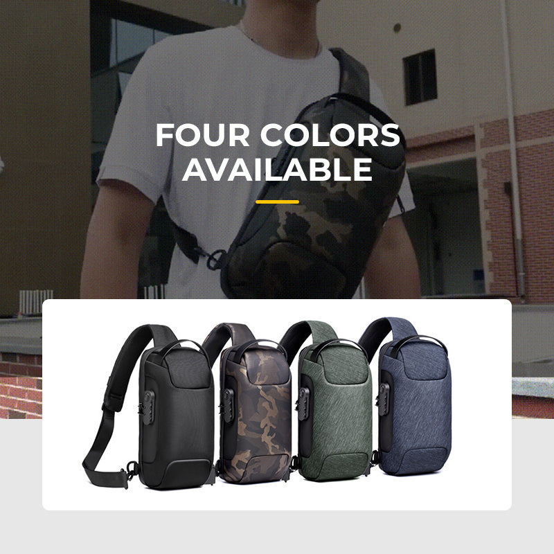 LoungeYard | Men's Anti-theft Messenger Bag — product view 2