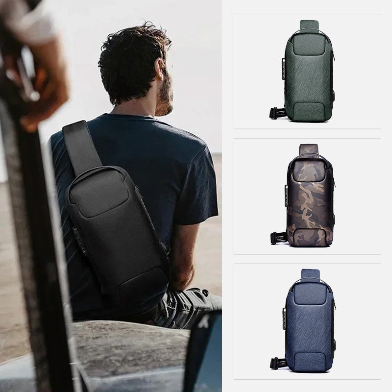 LoungeYard | Men's Anti-Theft Messenger Bag — product view 2