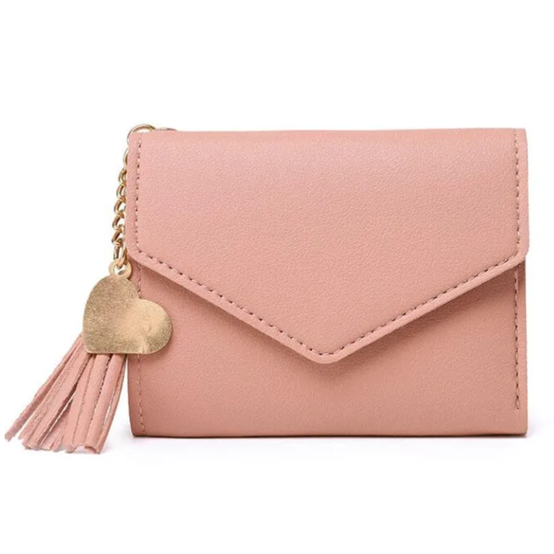 Elegant Compact Wallet with Tassel LoungeYard — product view 2