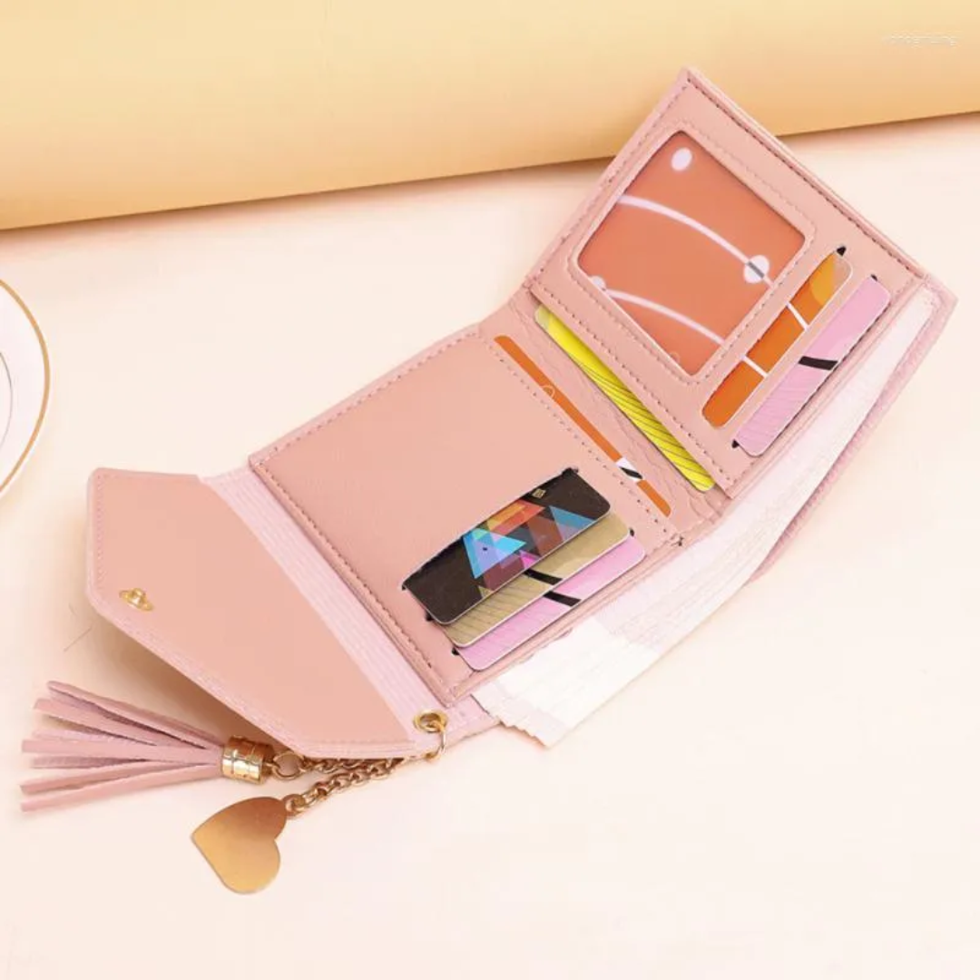 Elegant Compact Wallet with Tassel LoungeYard — product view 5