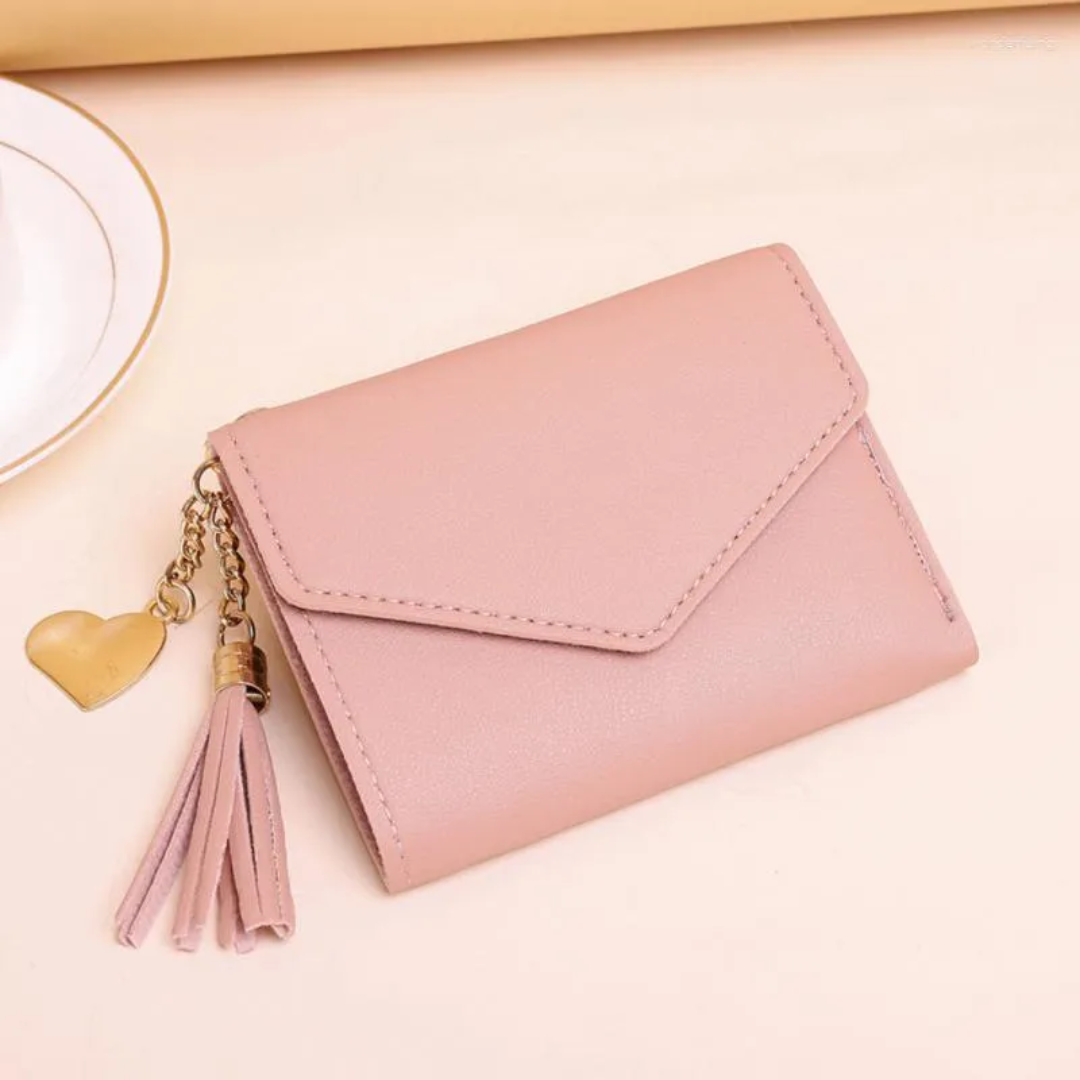 Elegant Compact Wallet with Tassel LoungeYard — product view 1