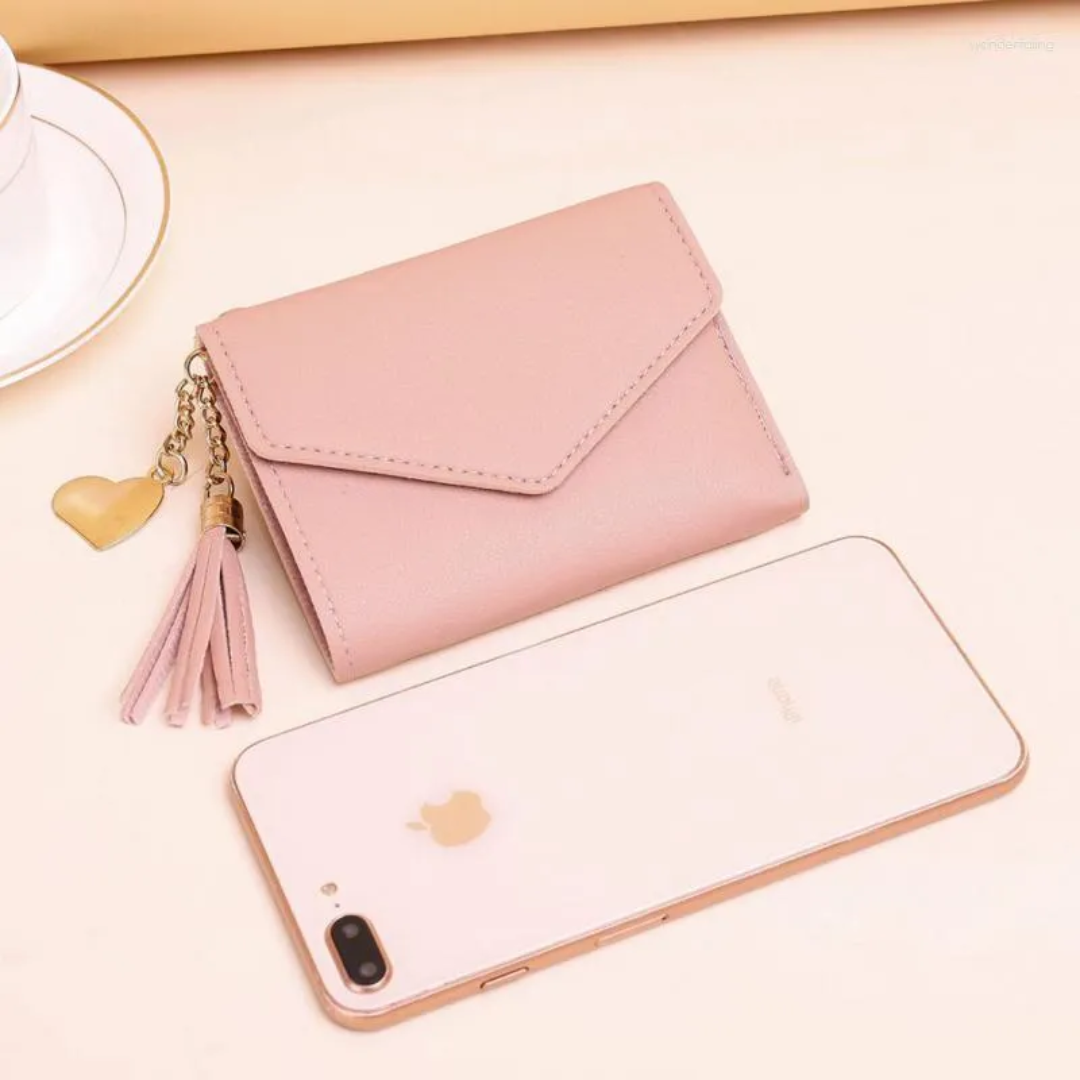 Elegant Compact Wallet with Tassel LoungeYard — product view 7