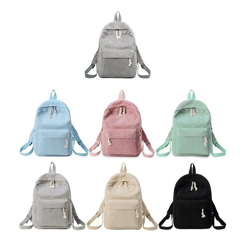 LoungeYard | Pastel Corduroy Backpack — product view 4