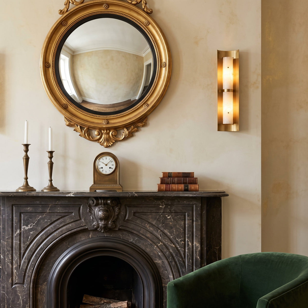 Morcote Alabaster Wall Sconce — product view 2
