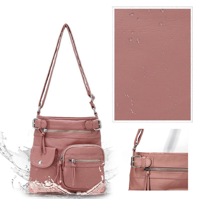 LoungeYard | Multi-Pocket Soft PU Shoulder Bag — product view 4