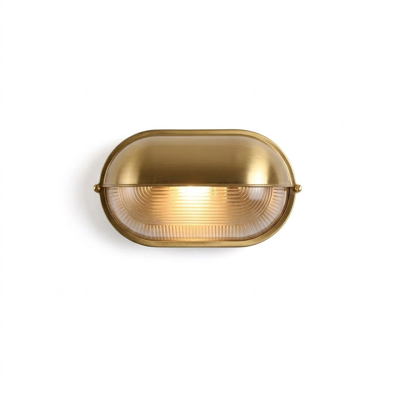 Nauticus Outdoor Wall Sconce IP54 Waterproof Porch Garden — Silver Gold Black Green — product view 2