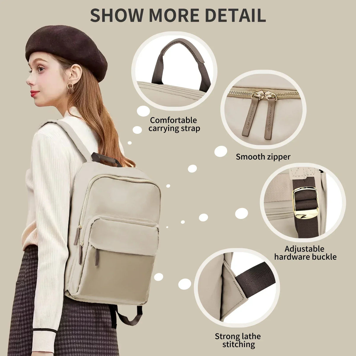 TrekMate Backpack - Spacious & Durable Backpack for Adventures LoungeYard — product view 6