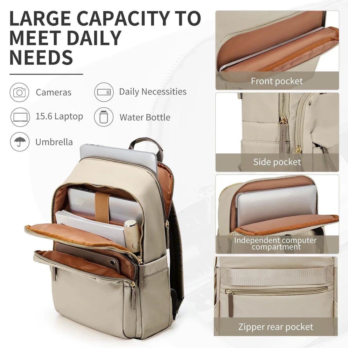 TrekMate Backpack - Spacious & Durable Backpack for Adventures LoungeYard — product view 4