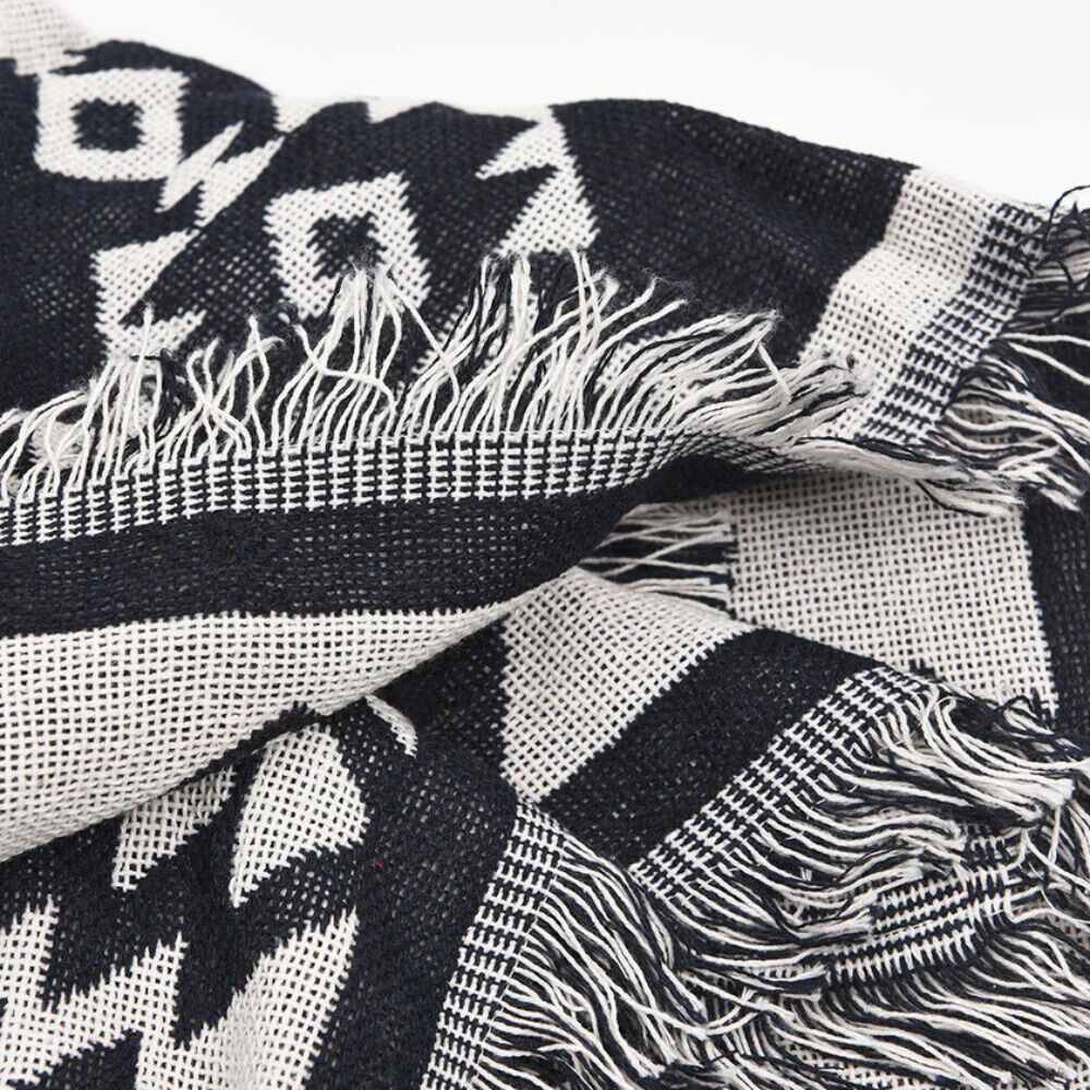 LoungeYard | Nomad Weave Boho Throw Blanket — product view 3