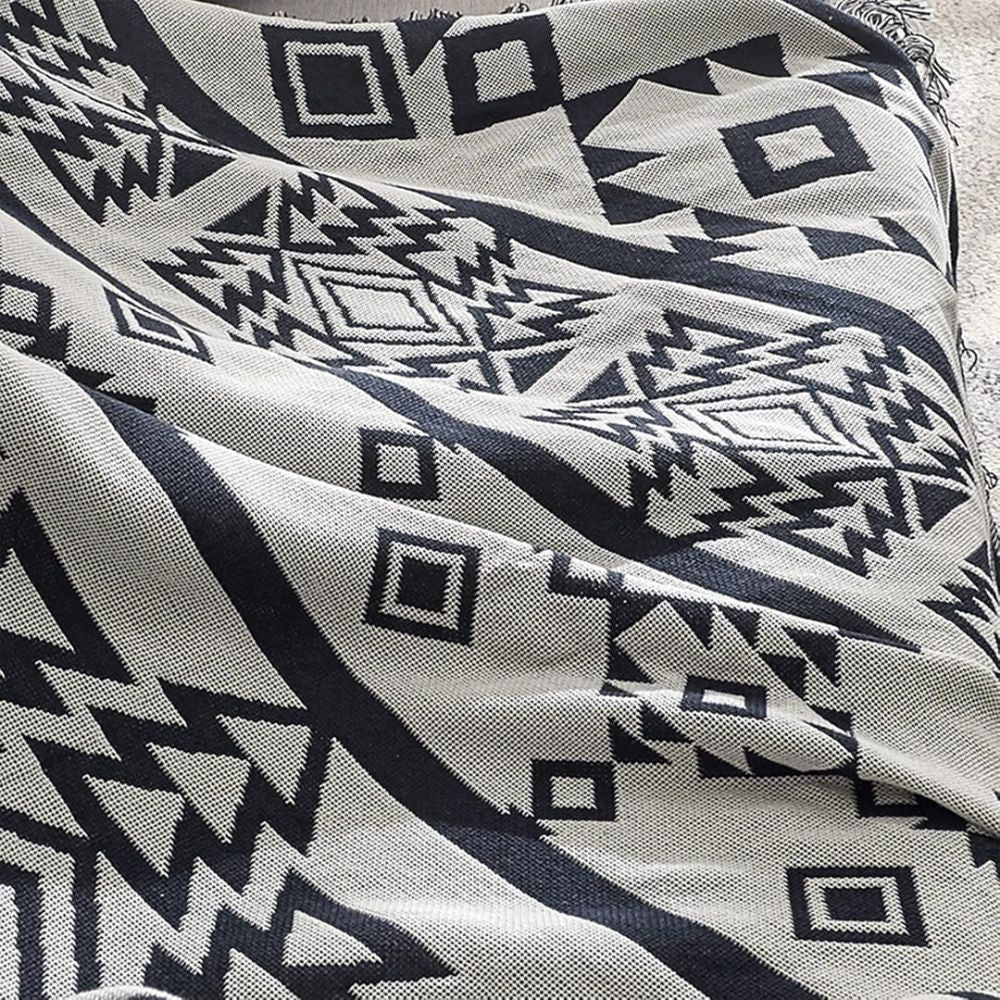 LoungeYard | Nomad Weave Boho Throw Blanket — product view 4