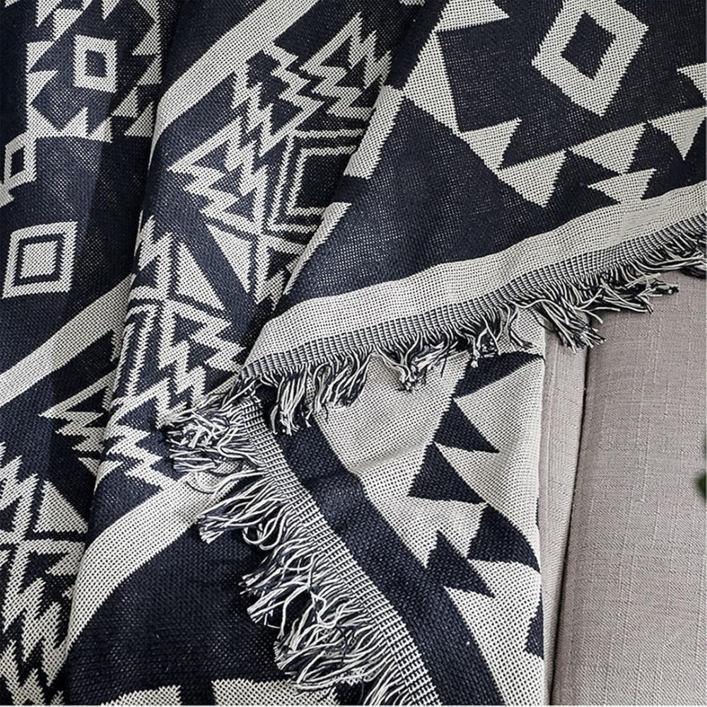 LoungeYard | Nomad Weave Boho Throw Blanket — product view 5