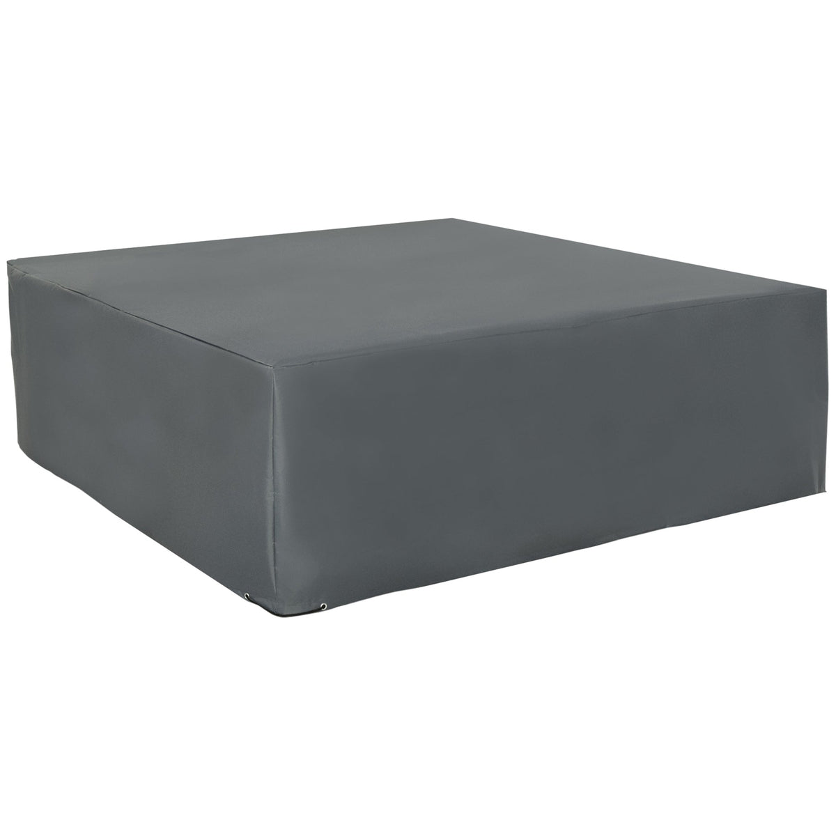 80.7" x 75.6" x 24" Waterproof Patio Furniture Cover, Grey — product view 2