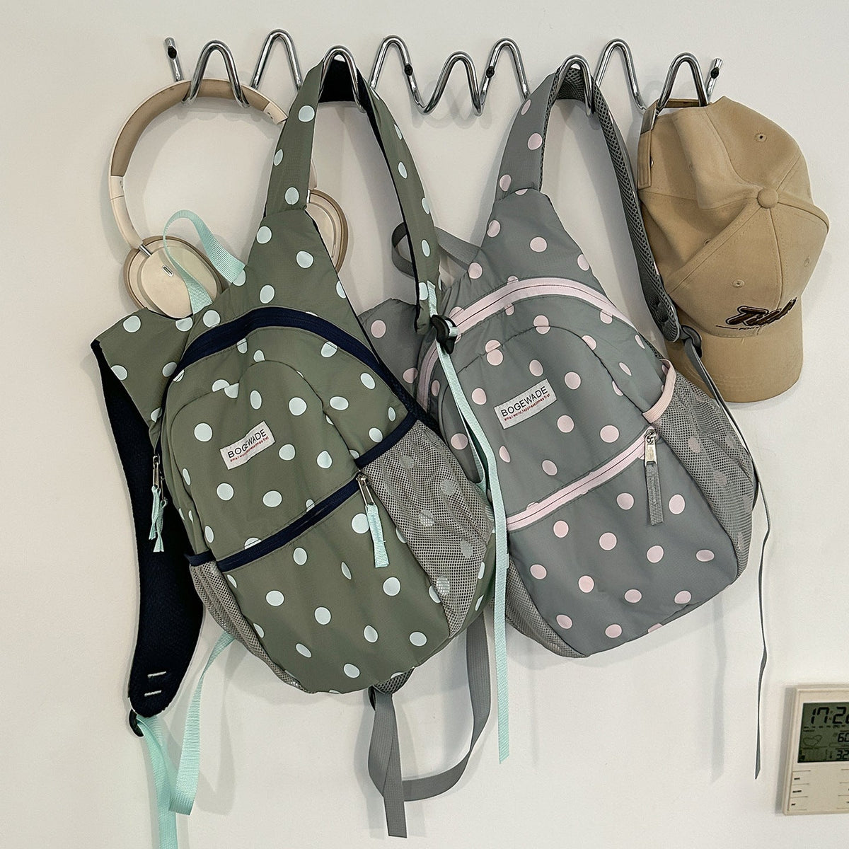 Fun Polka Dot Backpack LoungeYard — product view 4