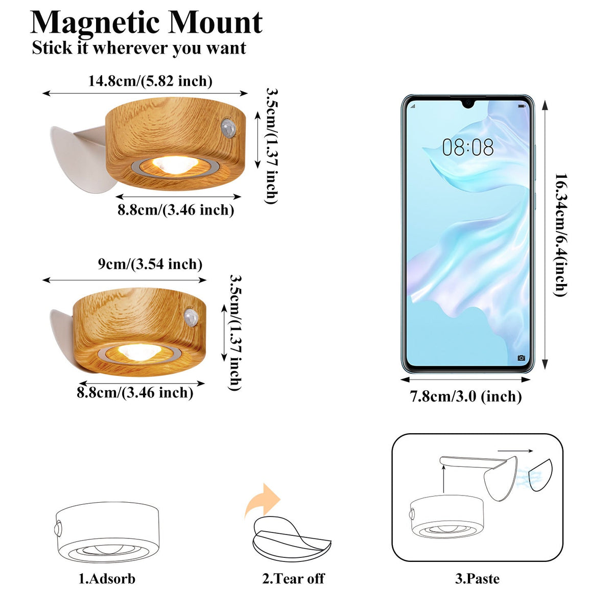 Magnetic Adhesive Phone Holder — product view 6