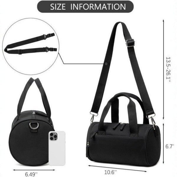 Robust sports bag with additional compartment LoungeYard — product view 4