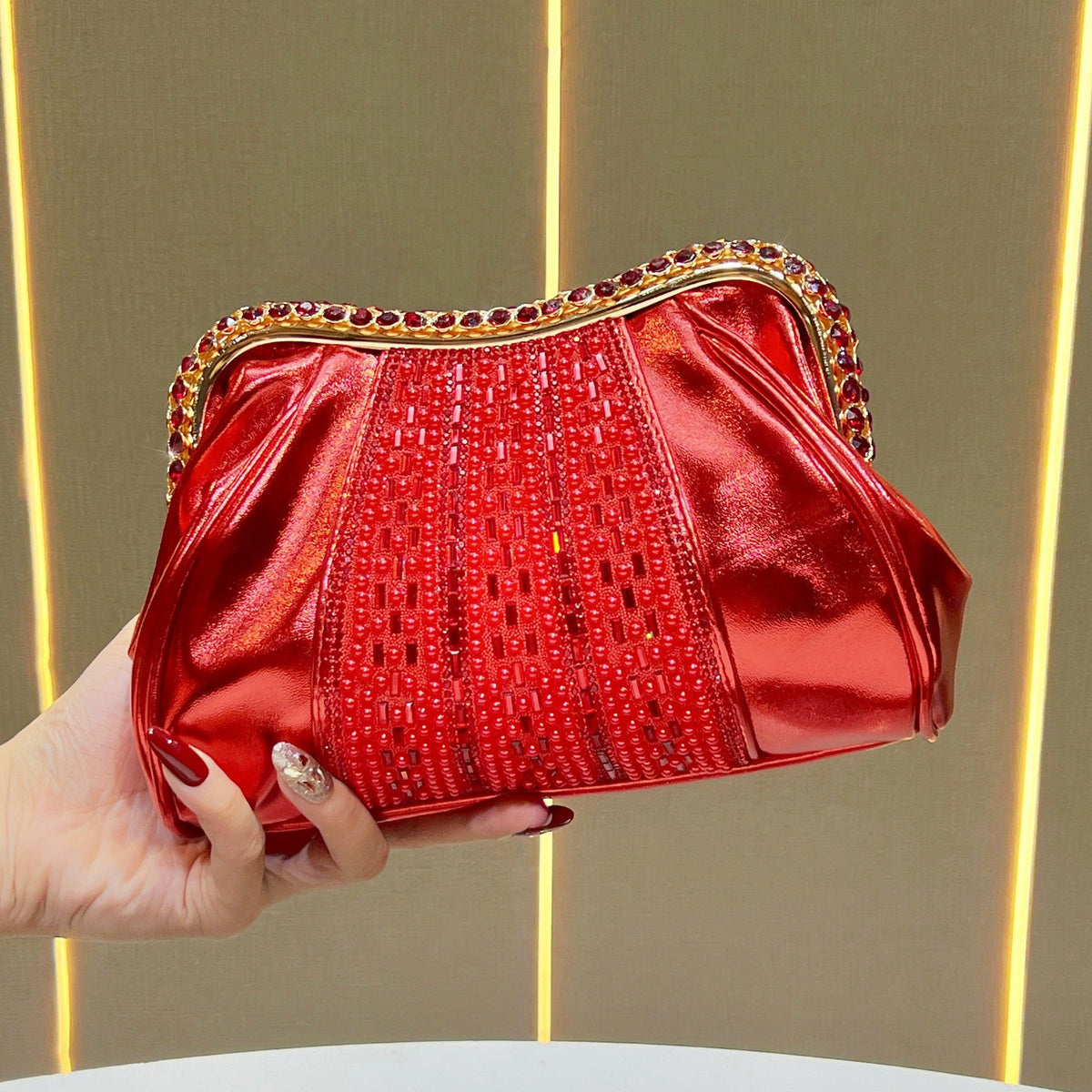 Glamorous Beaded Evening Clutch — product view 5