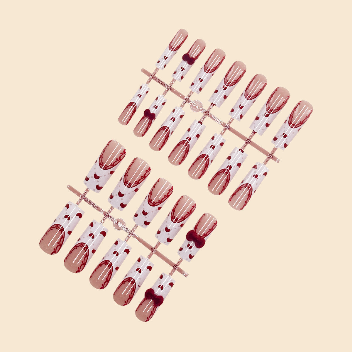 Heart-Themed Nail Art Extensions — product view 3