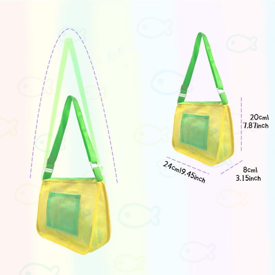 Stylish mesh shoulder bag LoungeYard — product view 2