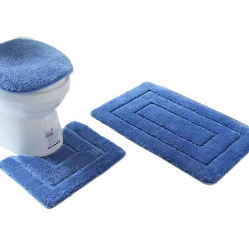 Plush Bath Mat Set Bowlift — product view 5
