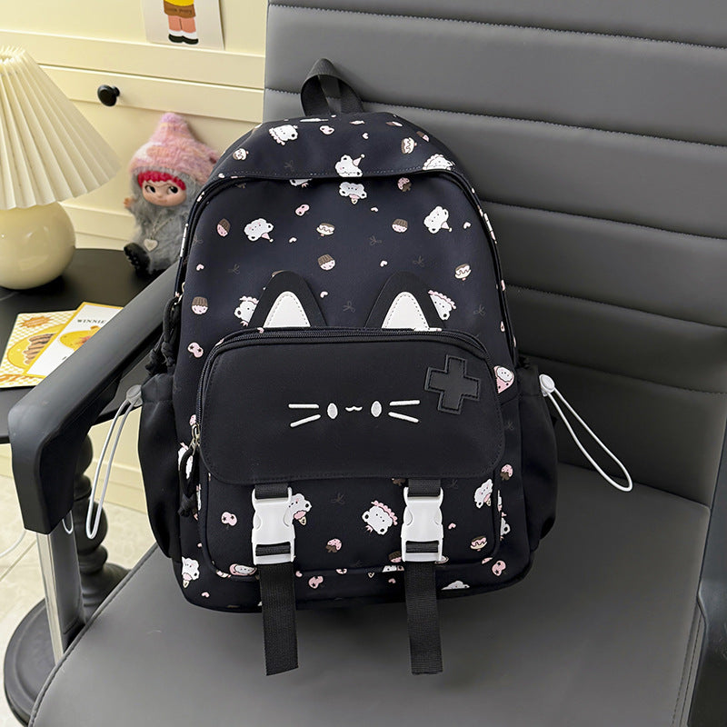 Cartoon-Themed Cat Ears Backpack LoungeYard — product view 6
