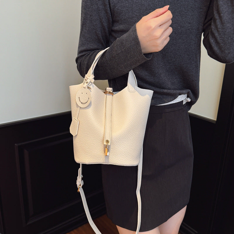 Chic Textured Shoulder Bag LoungeYard — product view 1