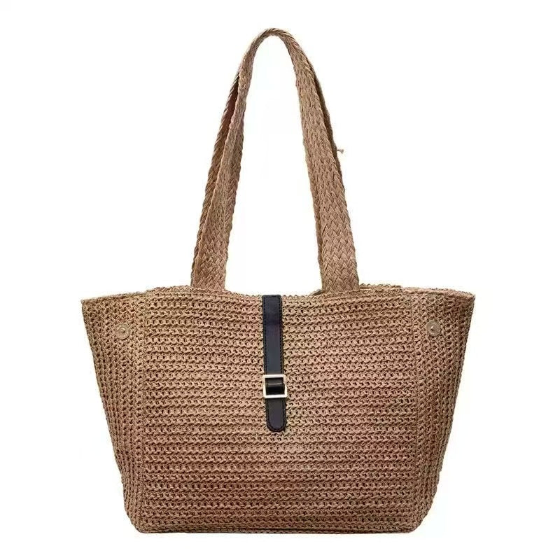 Spacious and Handmade Shopping and Beach Bag LoungeYard — product view 4