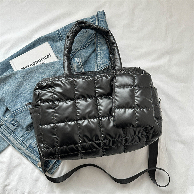 Puffer-Style Weekender Bag — product view 1